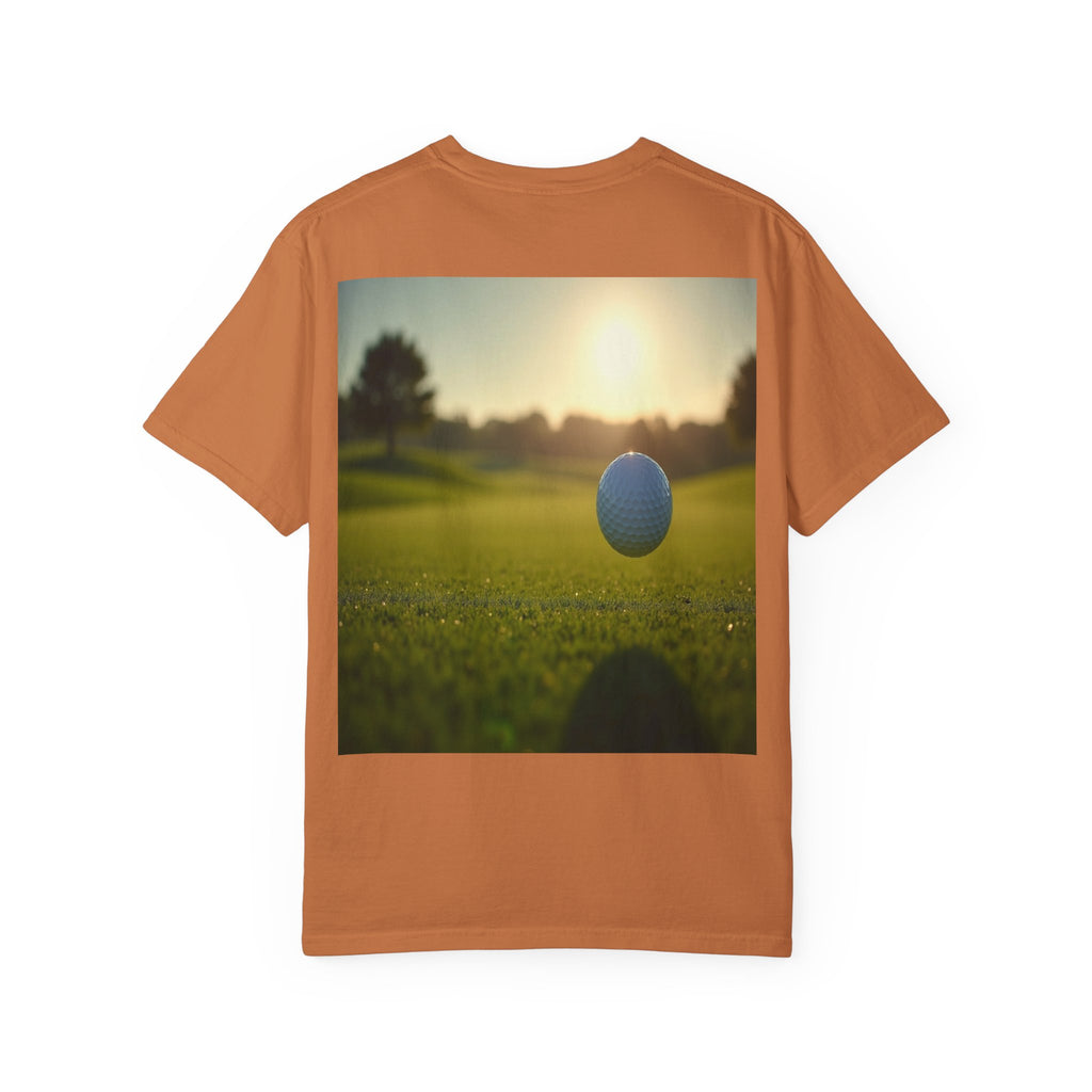 Play Ball golf scene T-shirt | retro golf course photo tee