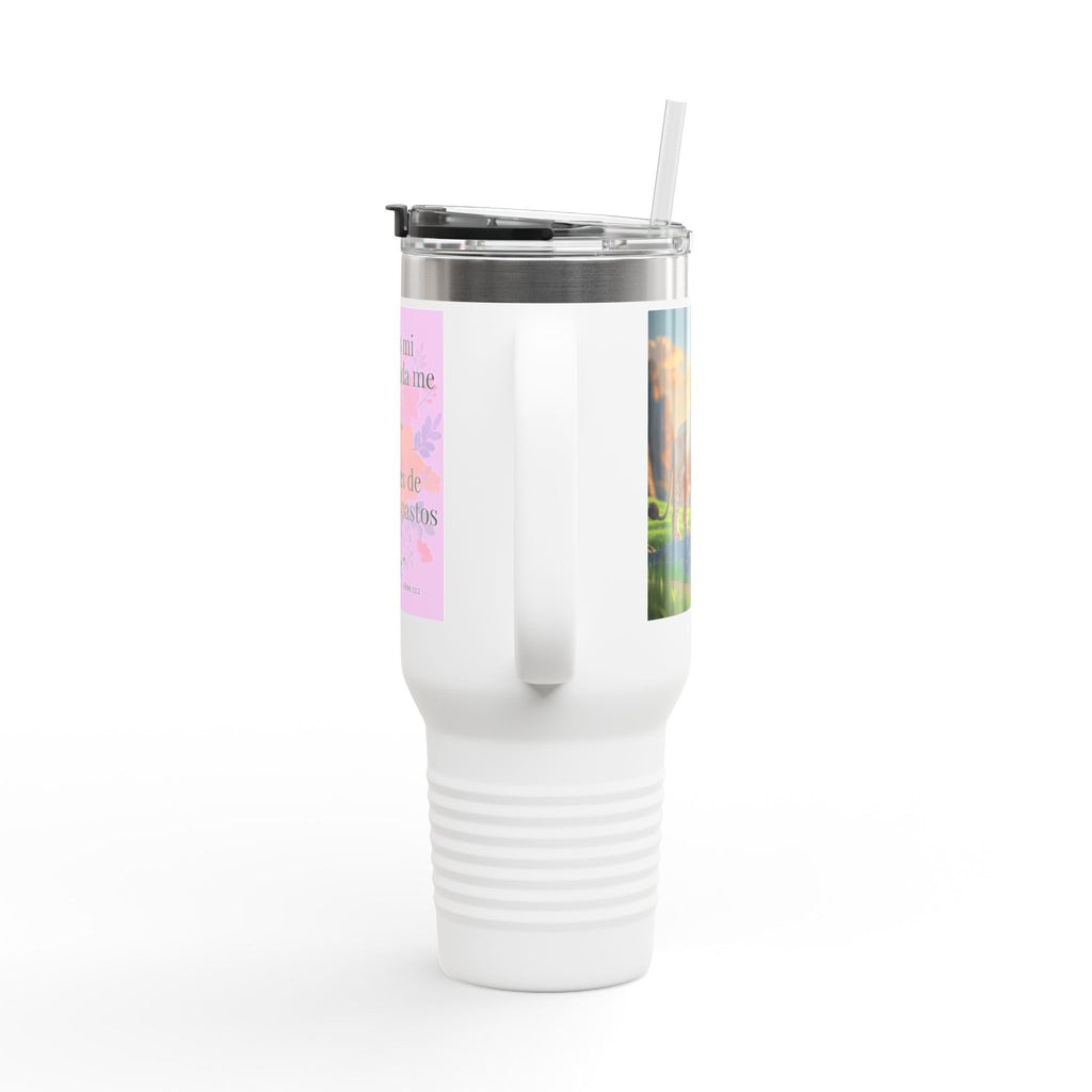 Spanish Psalm Scripture Travel Mug | 40oz Insulated Tumbler
