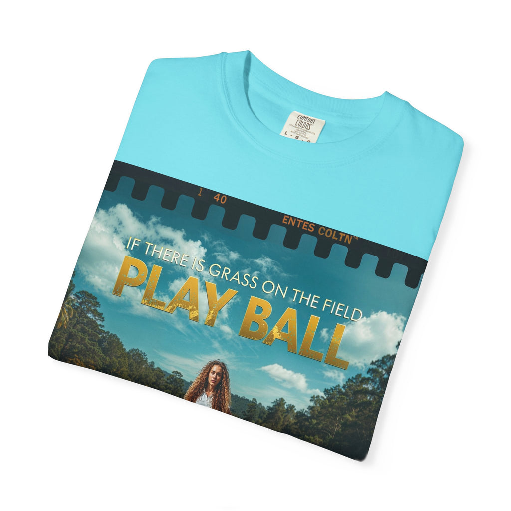 Play Ball golf scene T-shirt | retro golf course photo tee