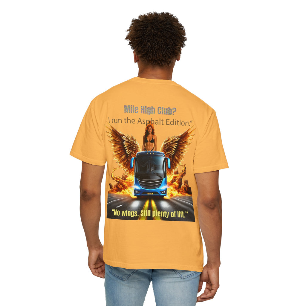 Bus Driver T-Shirt — "Land Pilot" & "If the wheels are down, I'm around" Graphic Tee