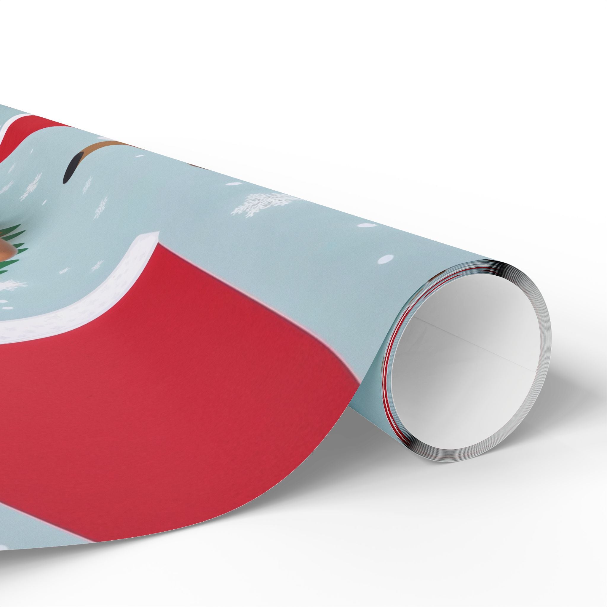 Holiday Portrait Pattern Wrapping Paper | Christmas Photo Repeat