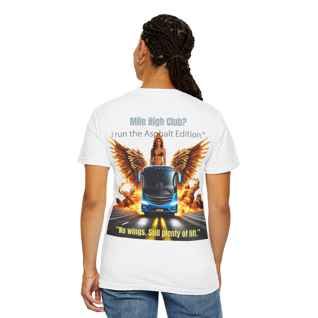 Bus Driver T-Shirt — "Land Pilot" & "If the wheels are down, I'm around" Graphic Tee
