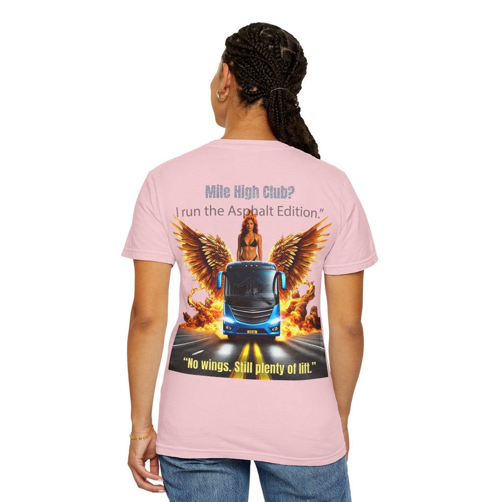 Bus Driver T-Shirt — "Land Pilot" & "If the wheels are down, I'm around" Graphic Tee