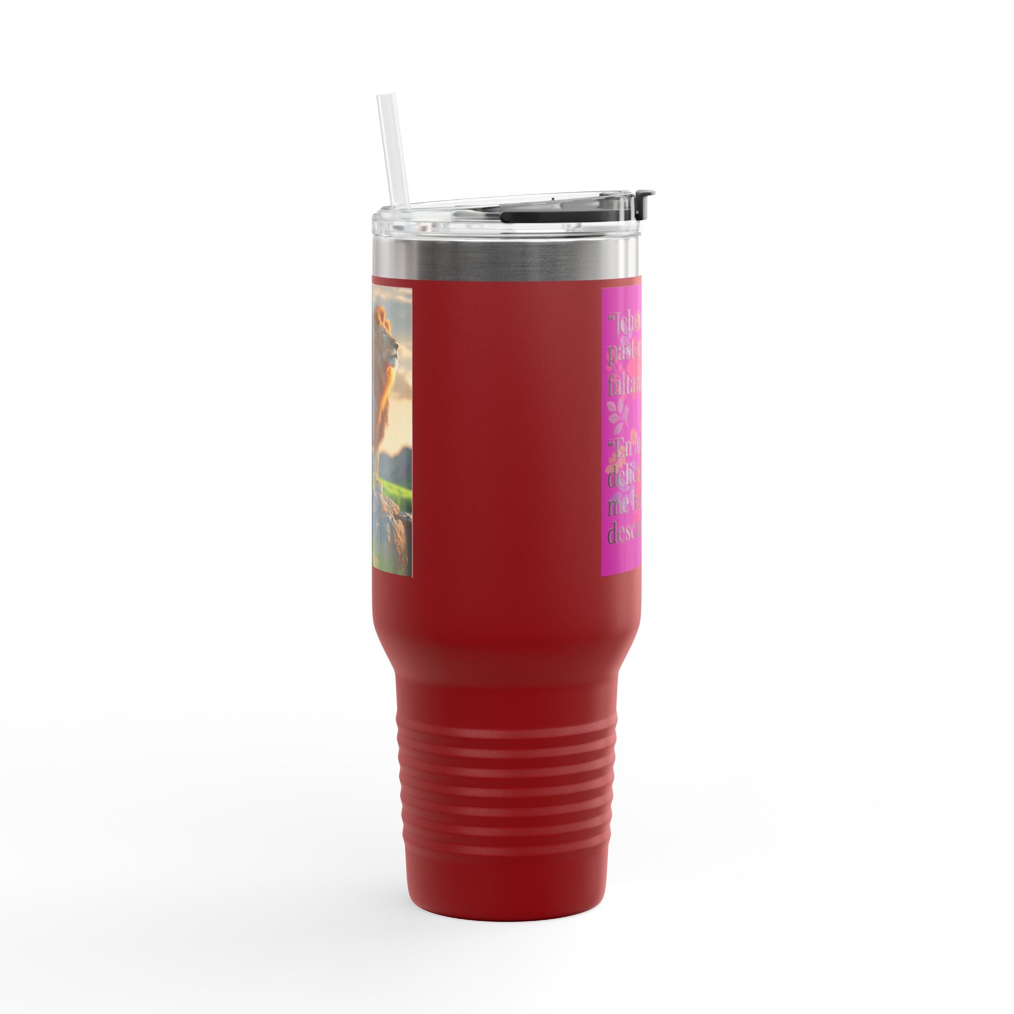 Spanish Psalm Scripture Travel Mug | 40oz Insulated Tumbler