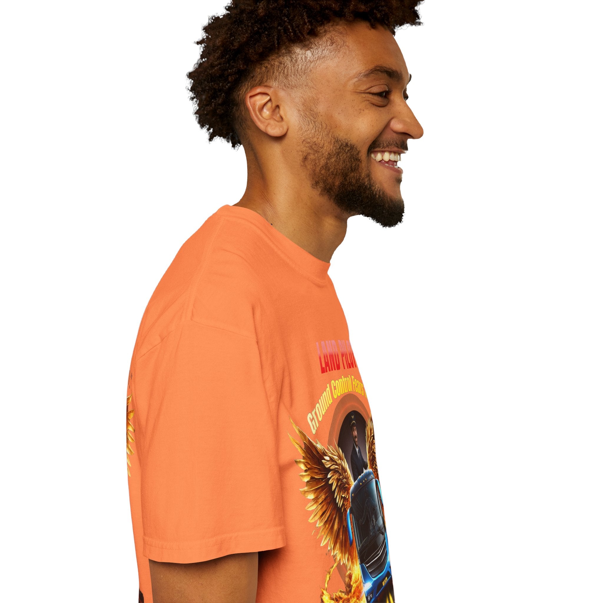 Bus Driver T-Shirt — "Land Pilot" & "If the wheels are down, I'm around" Graphic Tee