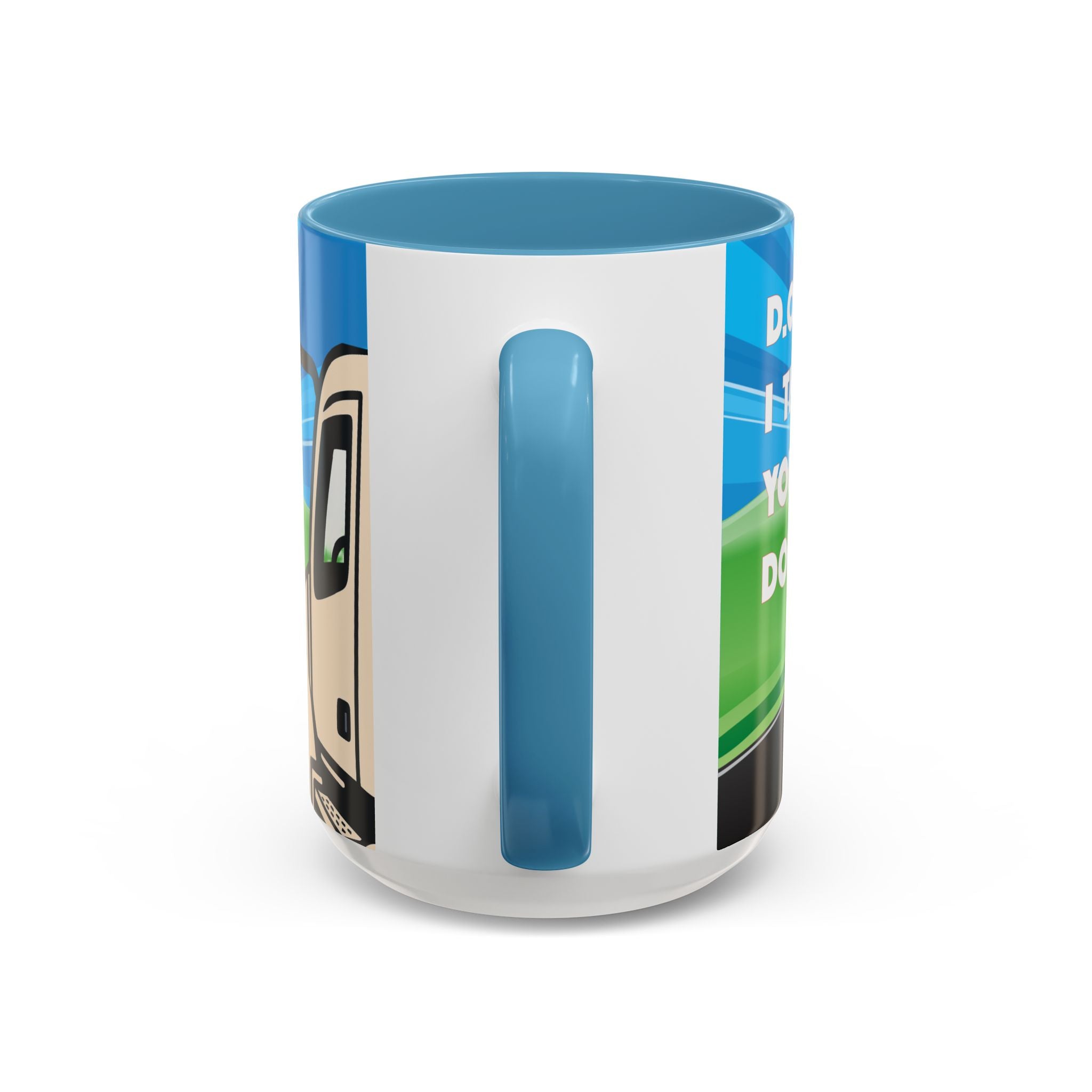 State Trooper Highway Scene Mug | Accent Coffee Mug 11oz 15oz