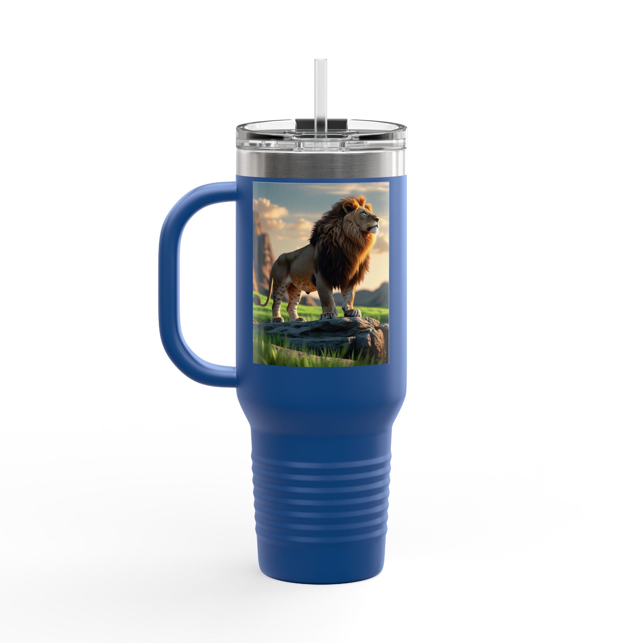 Spanish Psalm Scripture Travel Mug | 40oz Insulated Tumbler