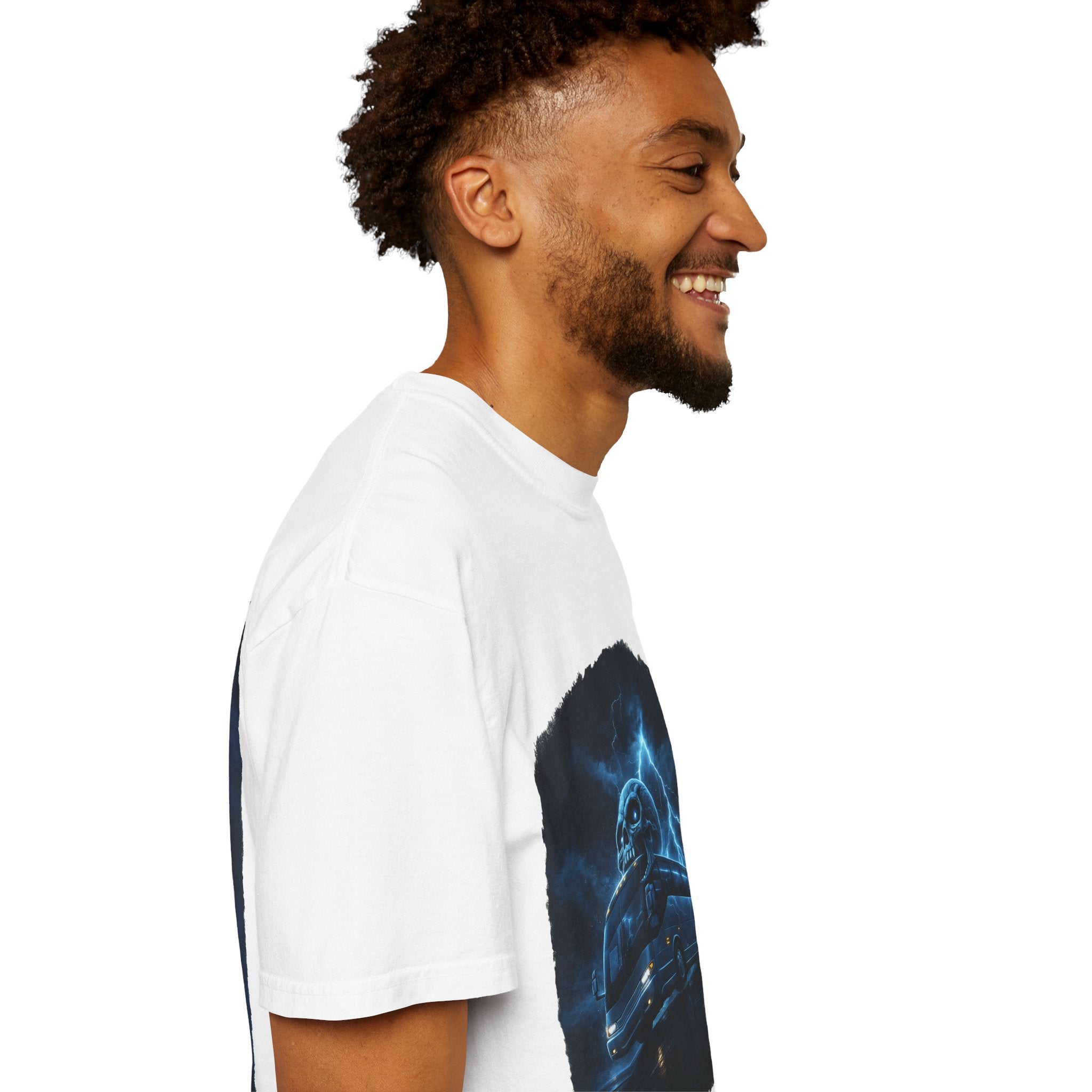 Ghost Train T-Shirt — Haunted Night Bus Graphic Tee