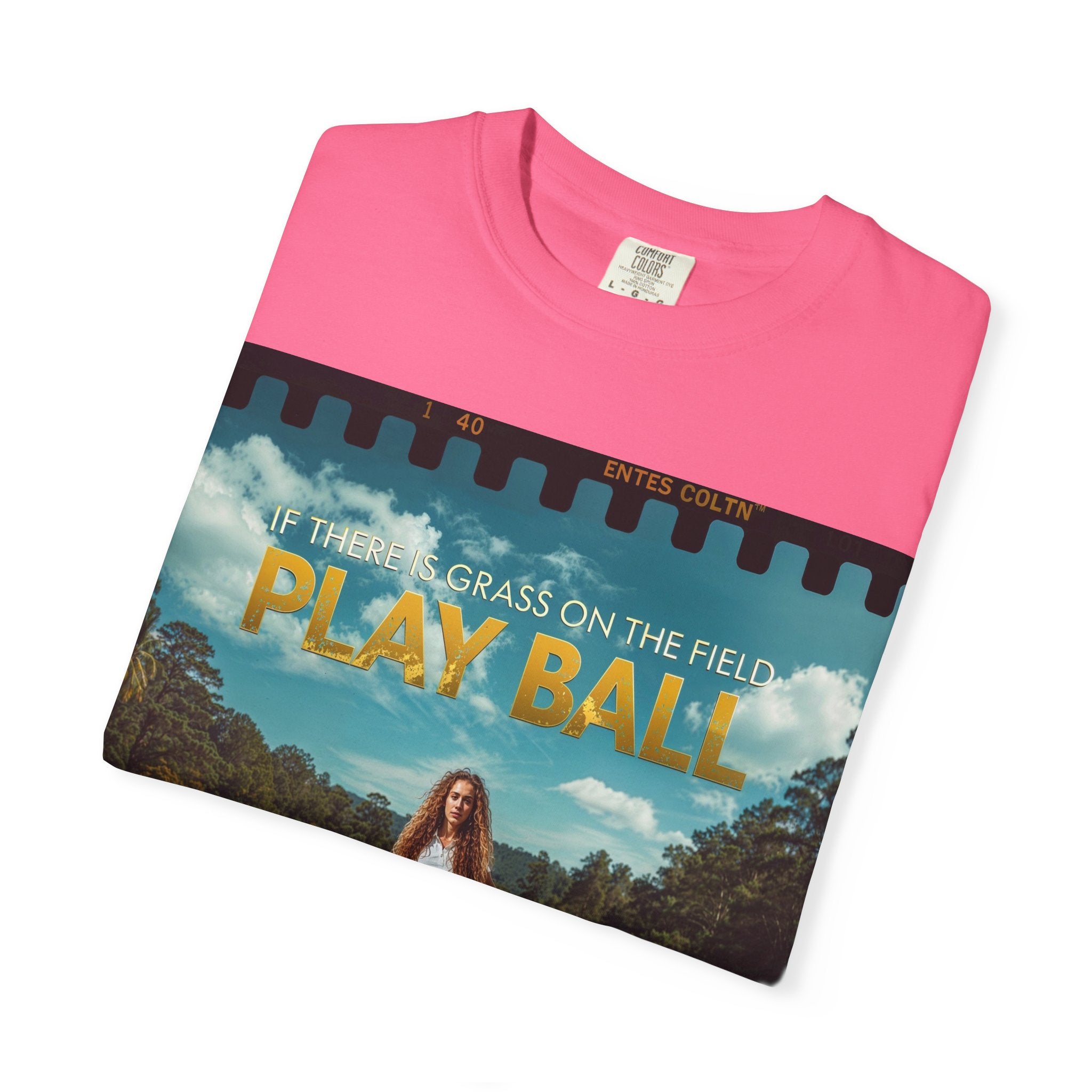Play Ball golf scene T-shirt | retro golf course photo tee