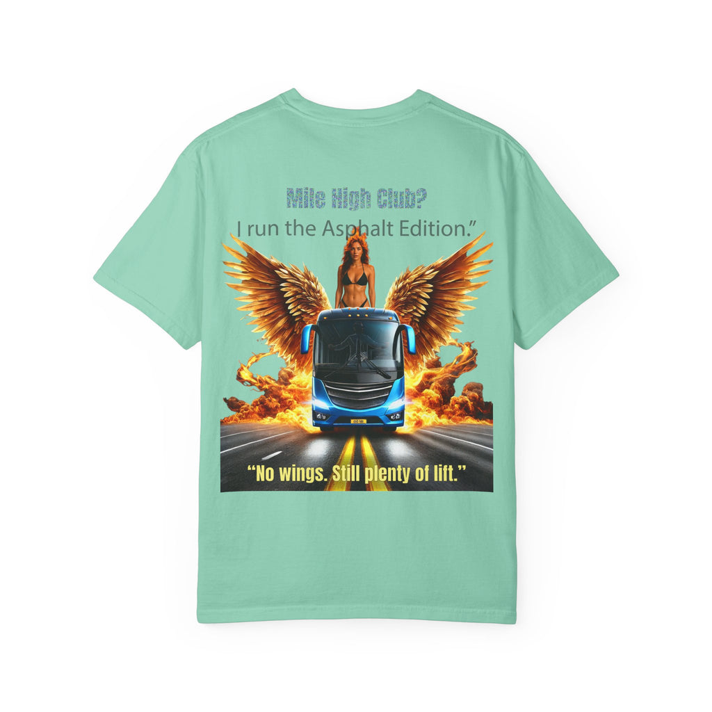 Bus Driver T-Shirt — "Land Pilot" & "If the wheels are down, I'm around" Graphic Tee