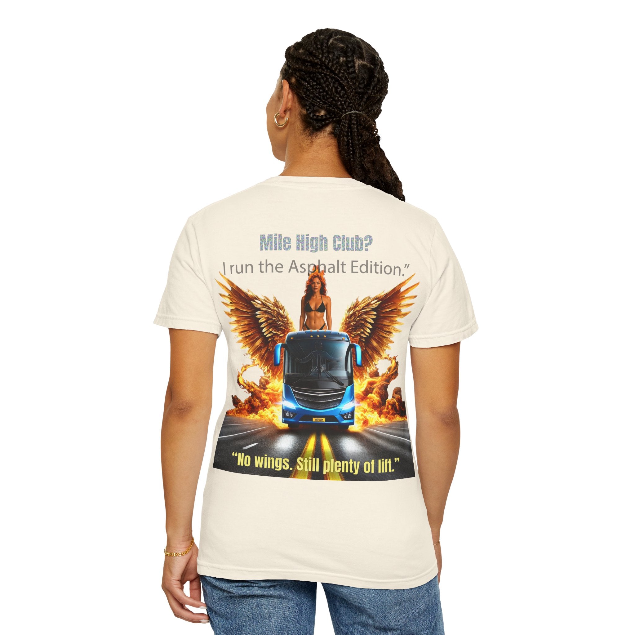 Bus Driver T-Shirt — "Land Pilot" & "If the wheels are down, I'm around" Graphic Tee