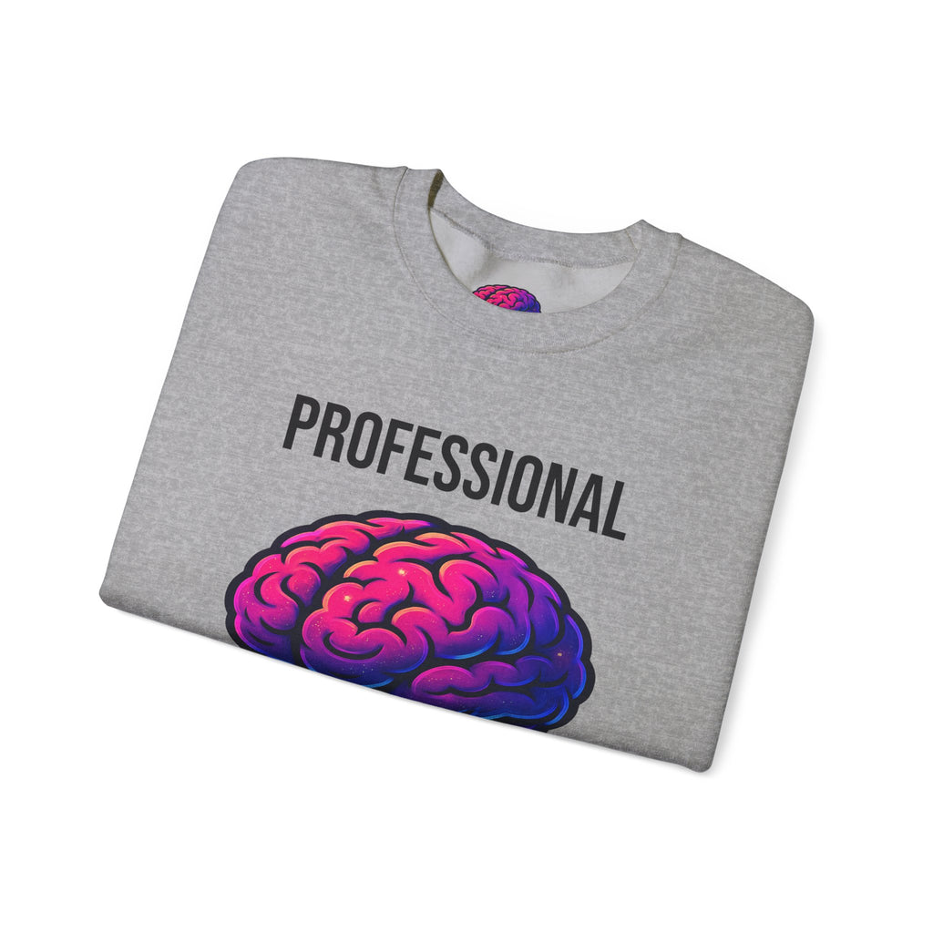 System Overloaded loading wheel, Sweatshirt | Professional brain graphic sweatshirt