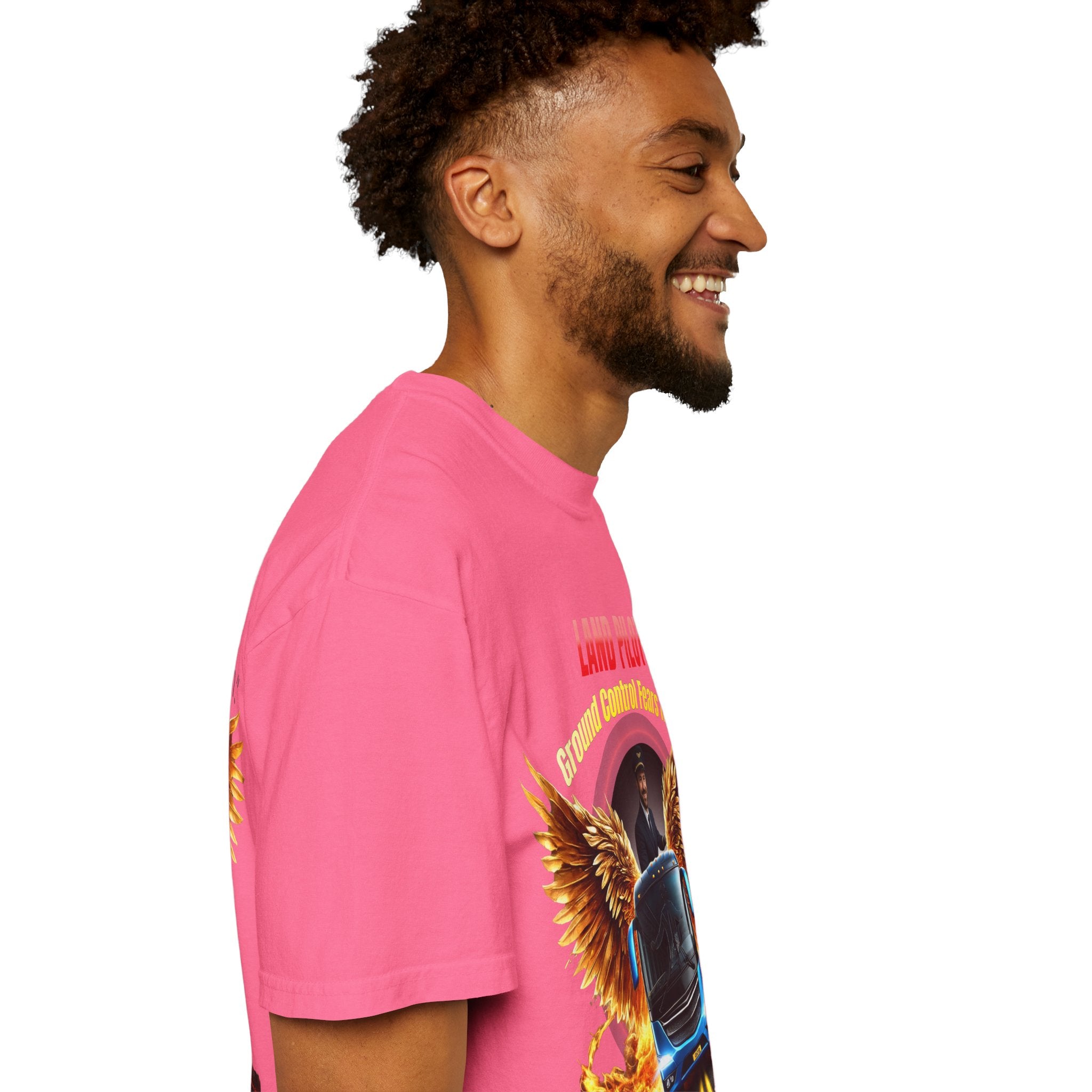 Bus Driver T-Shirt — "Land Pilot" & "If the wheels are down, I'm around" Graphic Tee