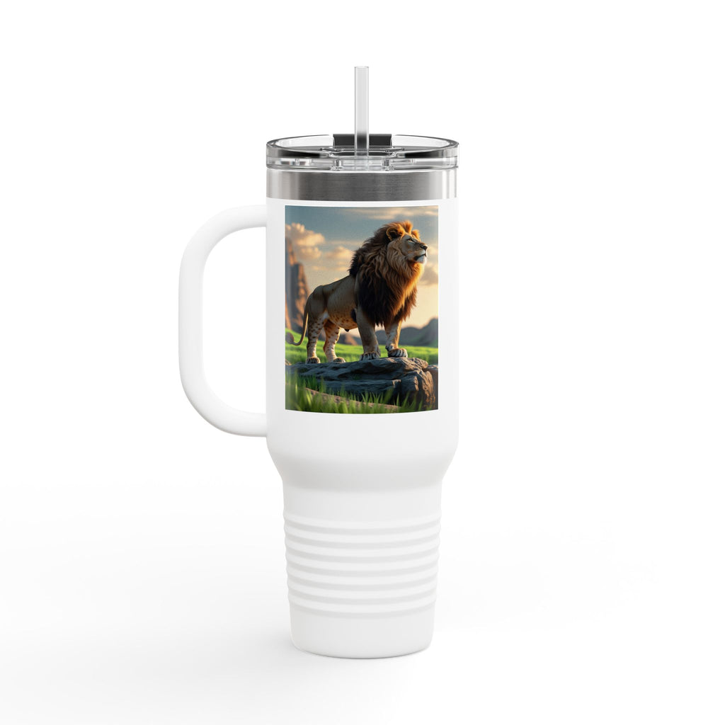 Spanish Psalm Scripture Travel Mug | 40oz Insulated Tumbler