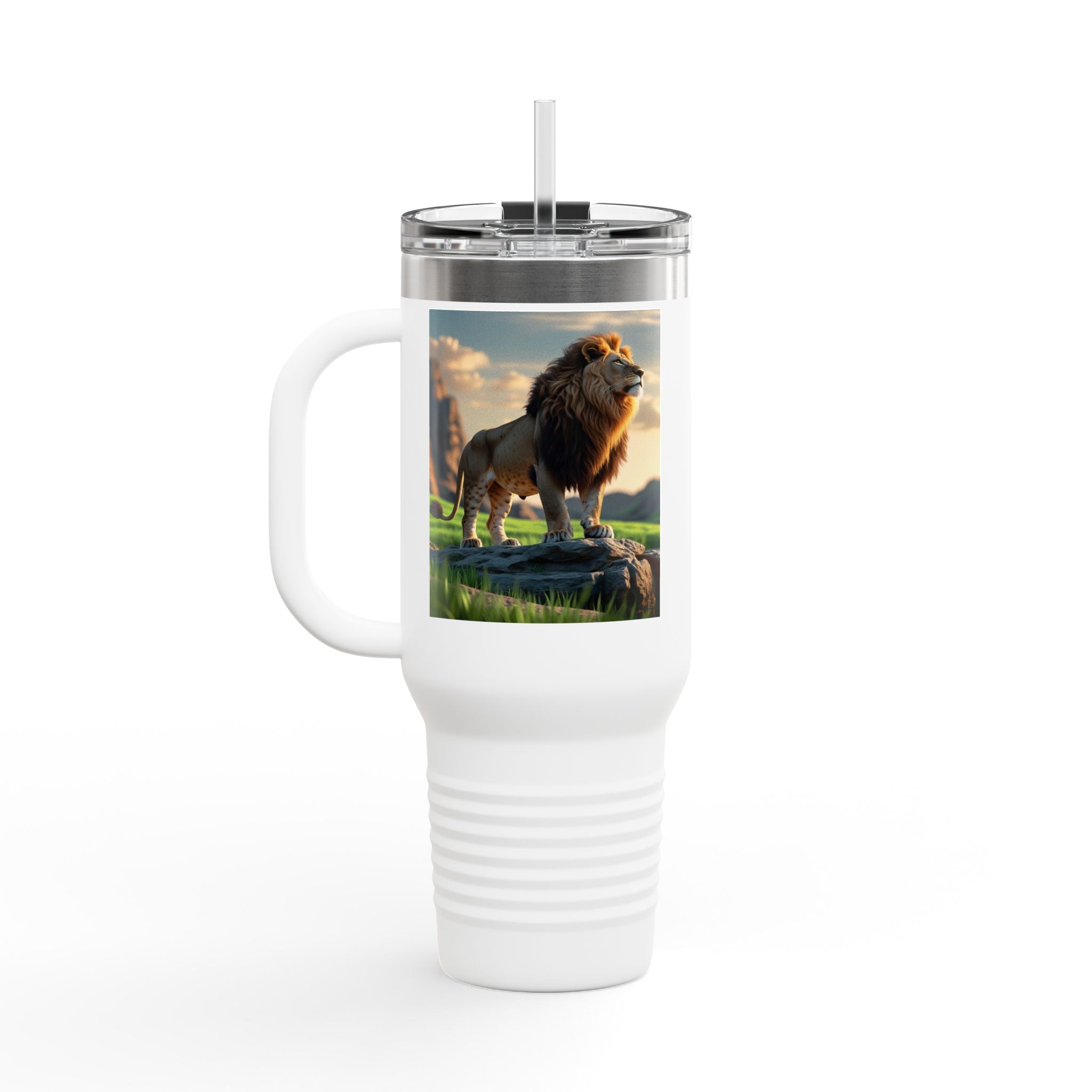 Spanish Psalm Scripture Travel Mug | 40oz Insulated Tumbler