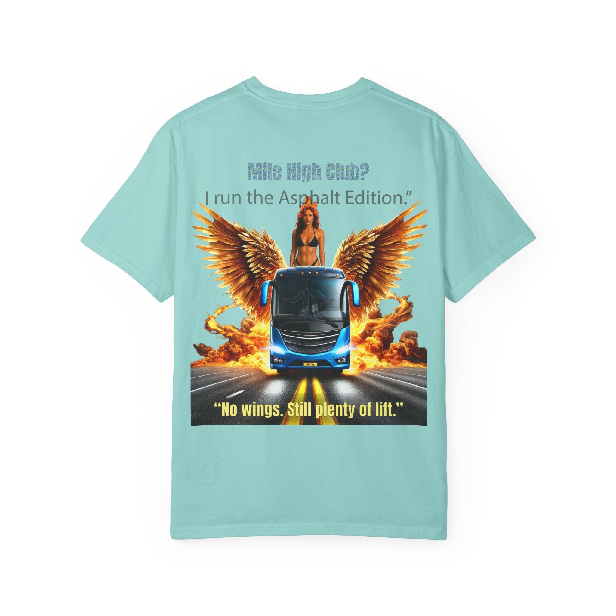 Bus Driver T-Shirt — "Land Pilot" & "If the wheels are down, I'm around" Graphic Tee