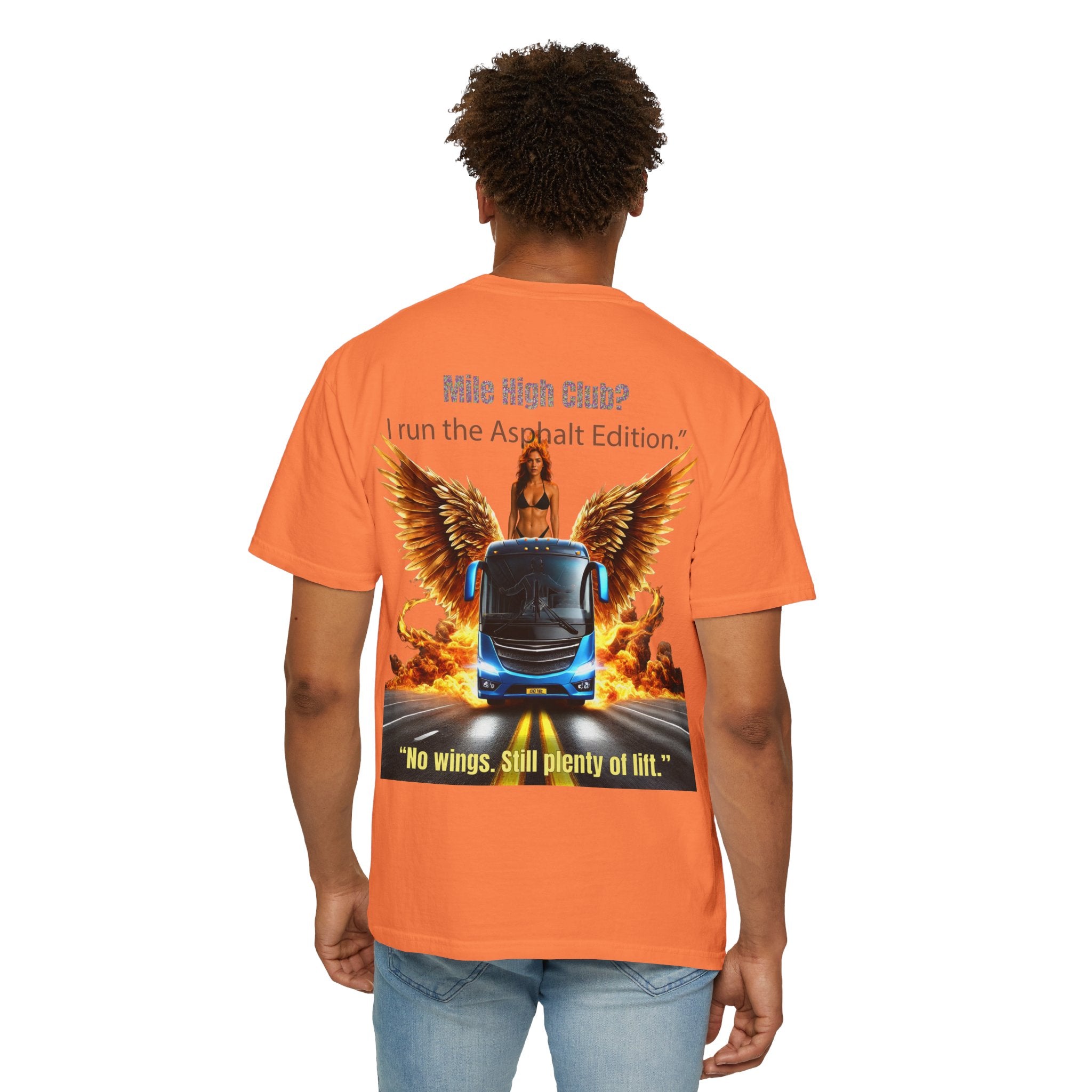 Bus Driver T-Shirt — "Land Pilot" & "If the wheels are down, I'm around" Graphic Tee