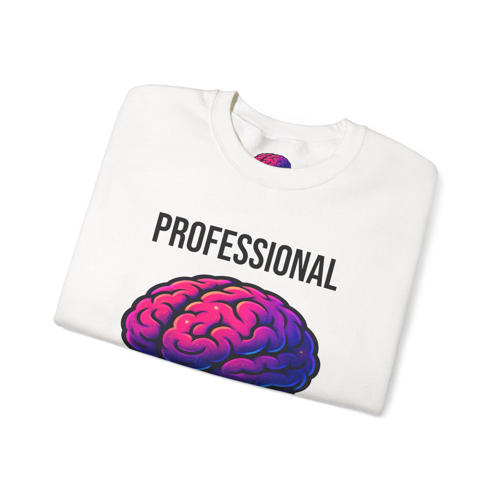 System Overloaded loading wheel, Sweatshirt | Professional brain graphic sweatshirt