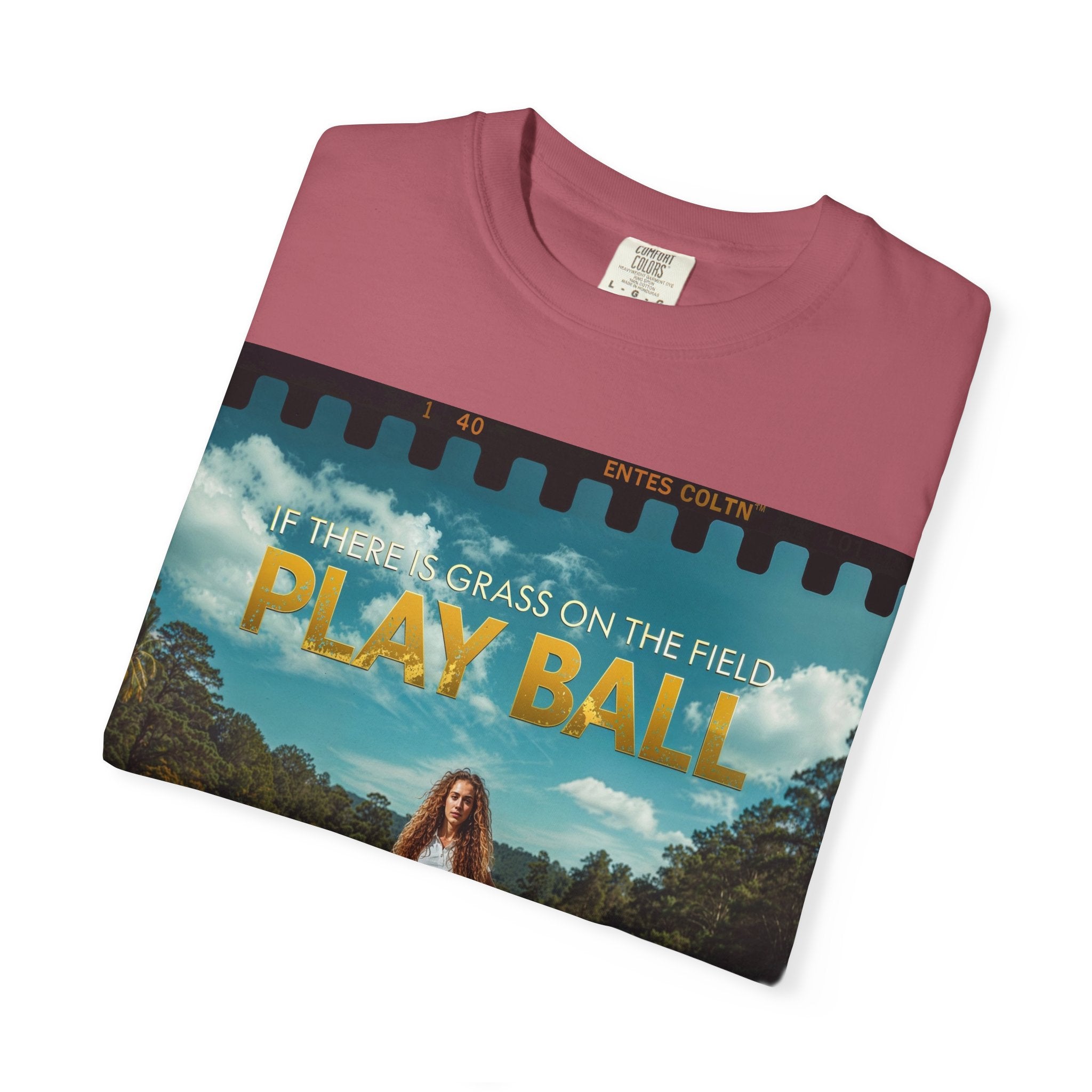 Play Ball golf scene T-shirt | retro golf course photo tee