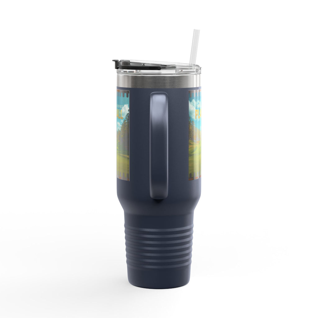 Play Ball Golf Scene Travel Mug | 40oz Insulated Tumbler