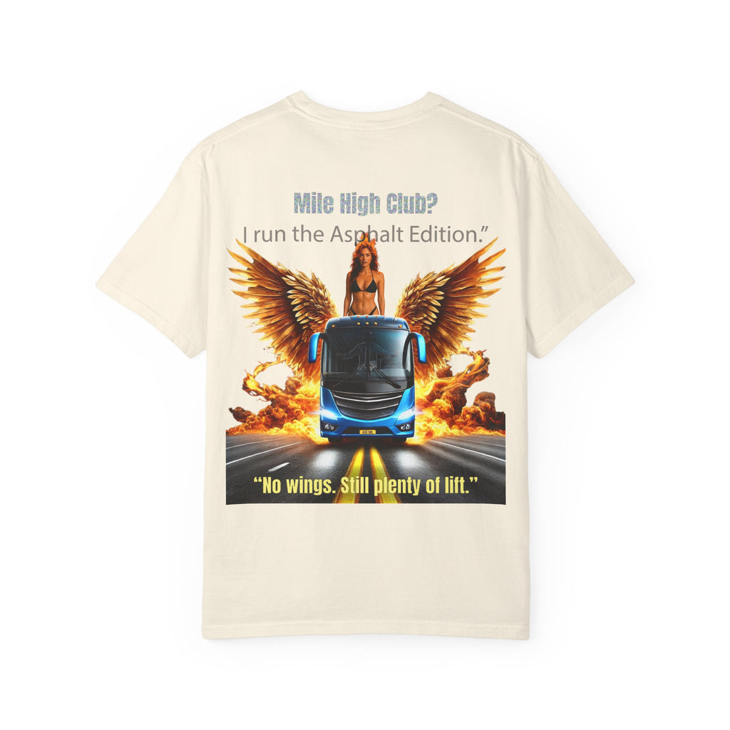 Bus Driver T-Shirt — "Land Pilot" & "If the wheels are down, I'm around" Graphic Tee