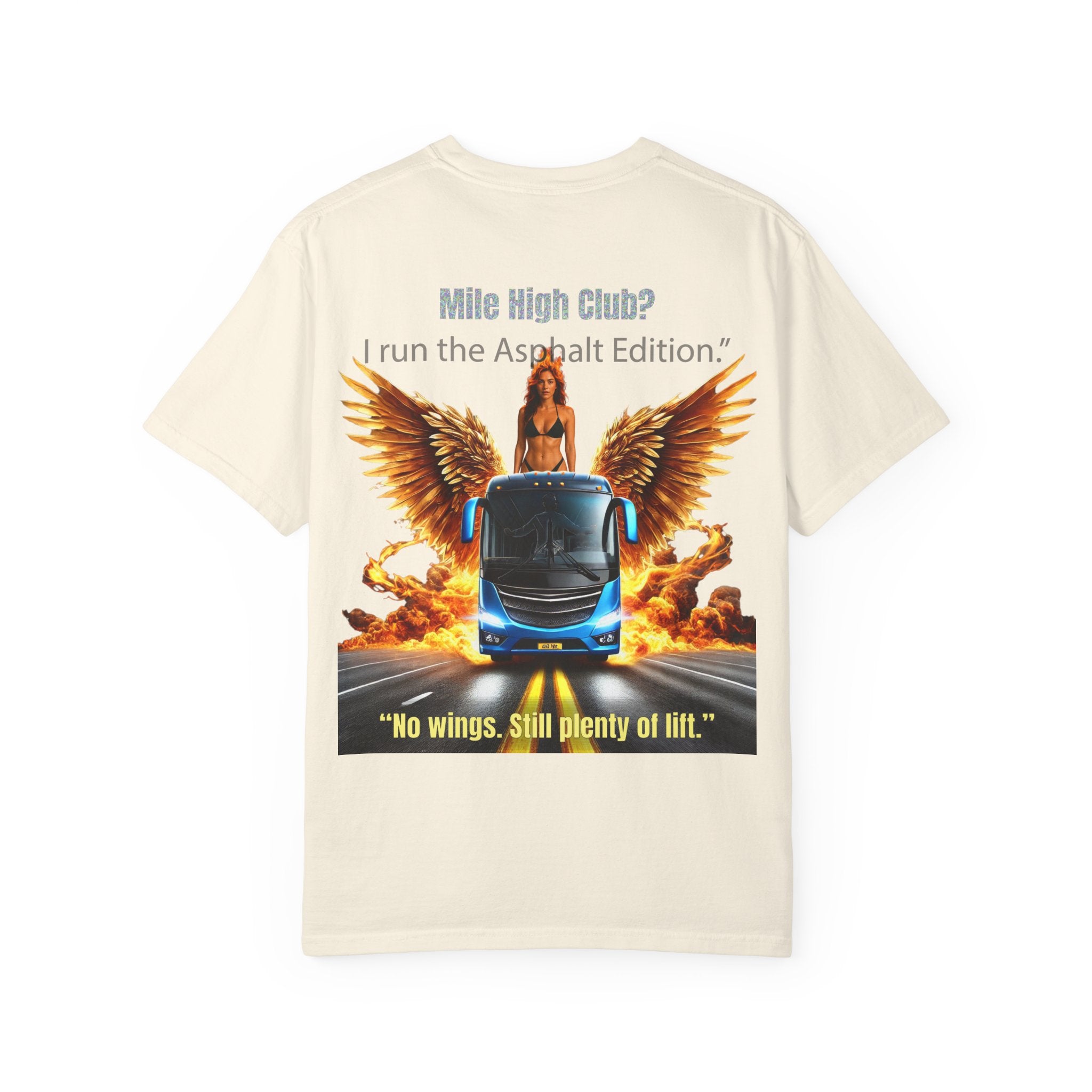 Bus Driver T-Shirt — "Land Pilot" & "If the wheels are down, I'm around" Graphic Tee