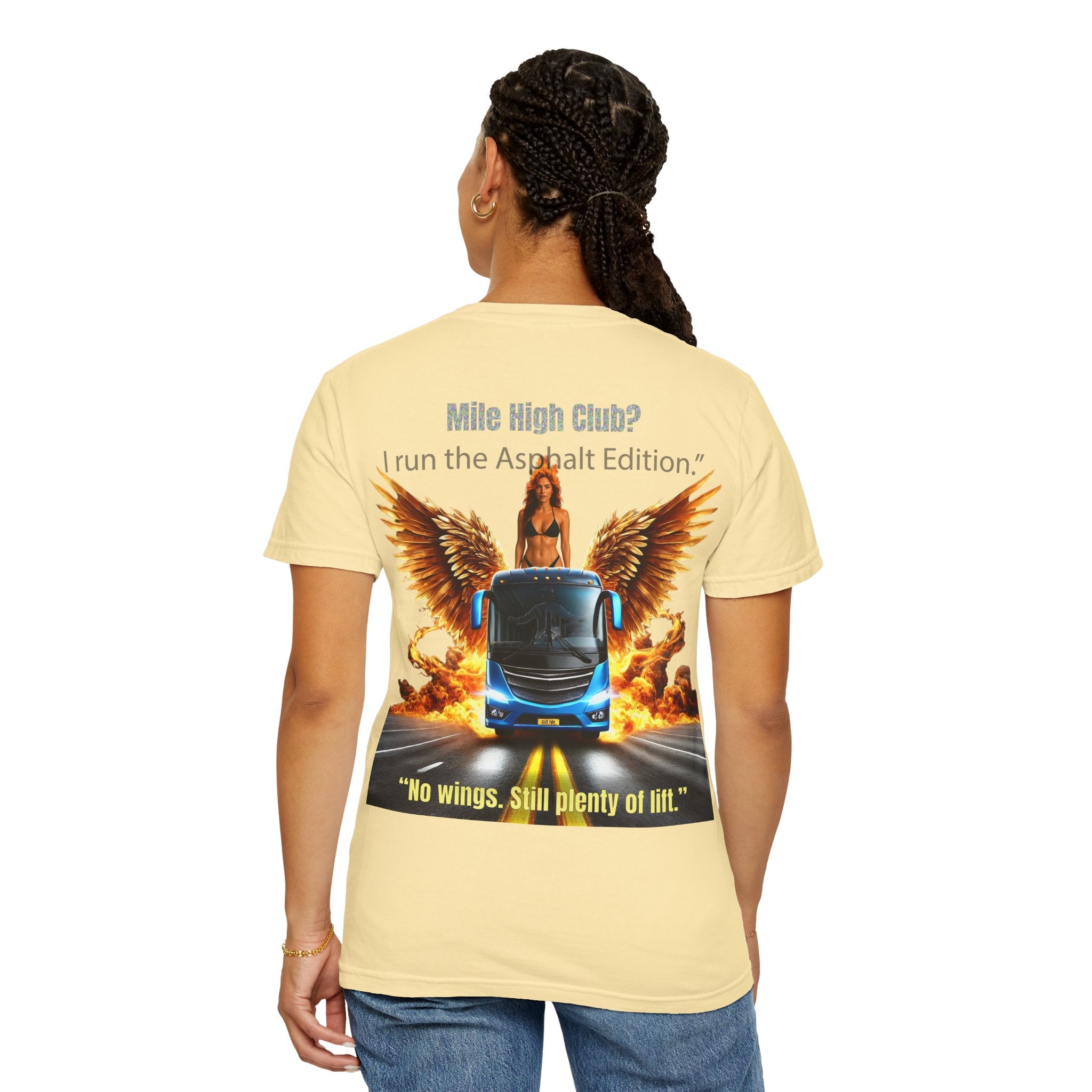 Bus Driver T-Shirt — "Land Pilot" & "If the wheels are down, I'm around" Graphic Tee