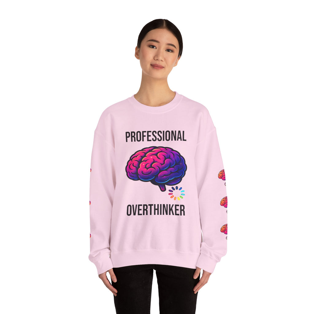 System Overloaded loading wheel, Sweatshirt | Professional brain graphic sweatshirt