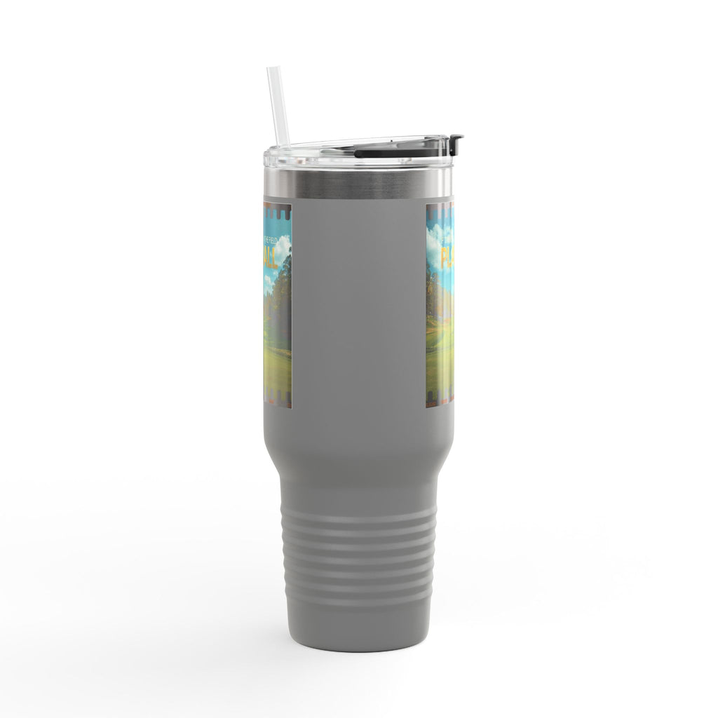 Play Ball Golf Scene Travel Mug | 40oz Insulated Tumbler