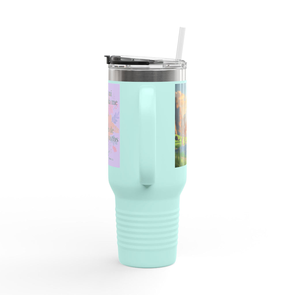 Spanish Psalm Scripture Travel Mug | 40oz Insulated Tumbler