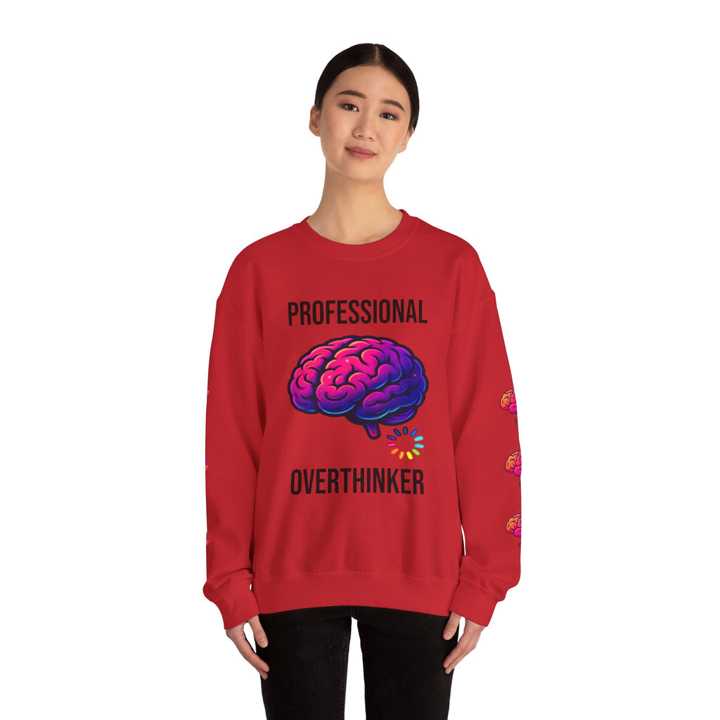 System Overloaded loading wheel, Sweatshirt | Professional brain graphic sweatshirt