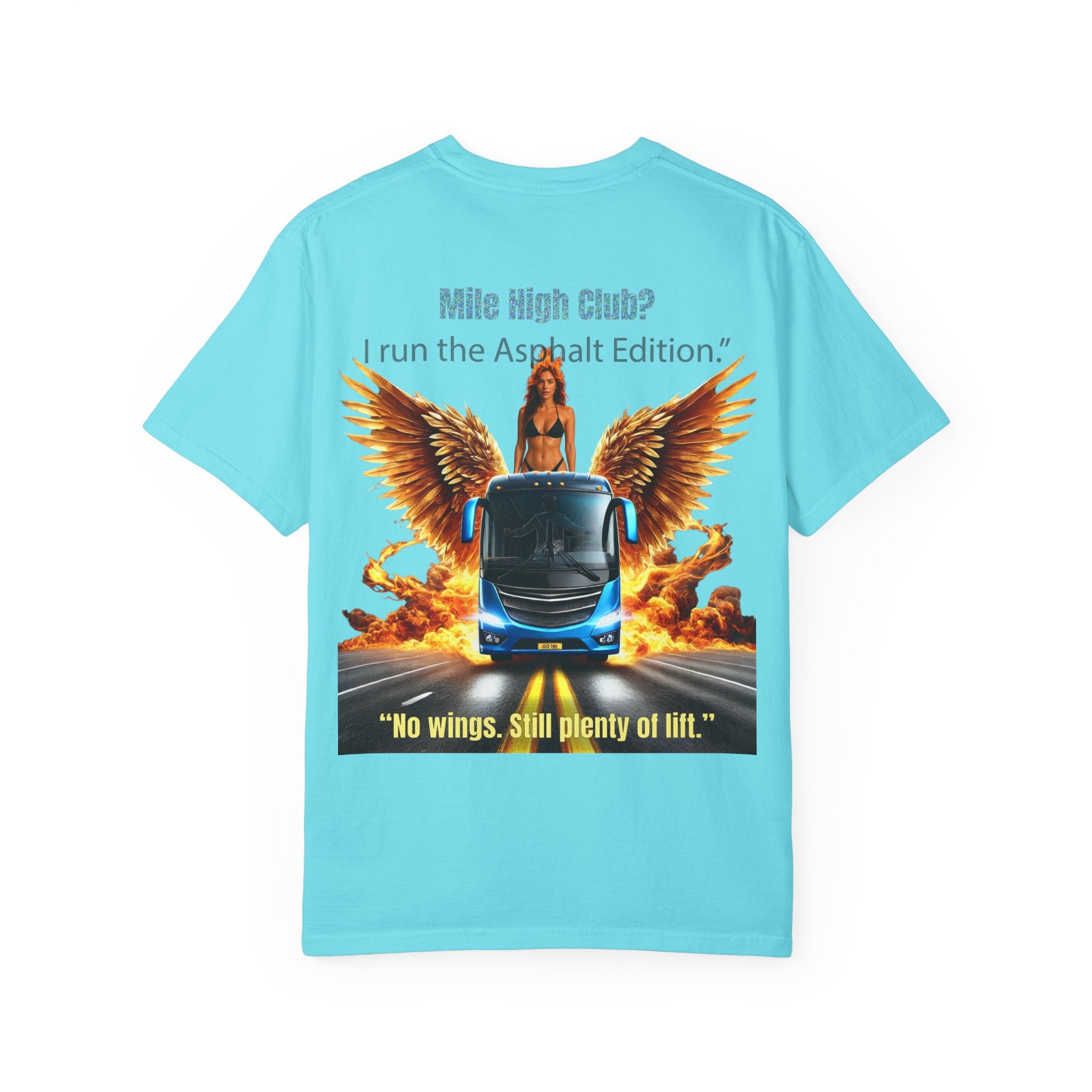 Bus Driver T-Shirt — "Land Pilot" & "If the wheels are down, I'm around" Graphic Tee