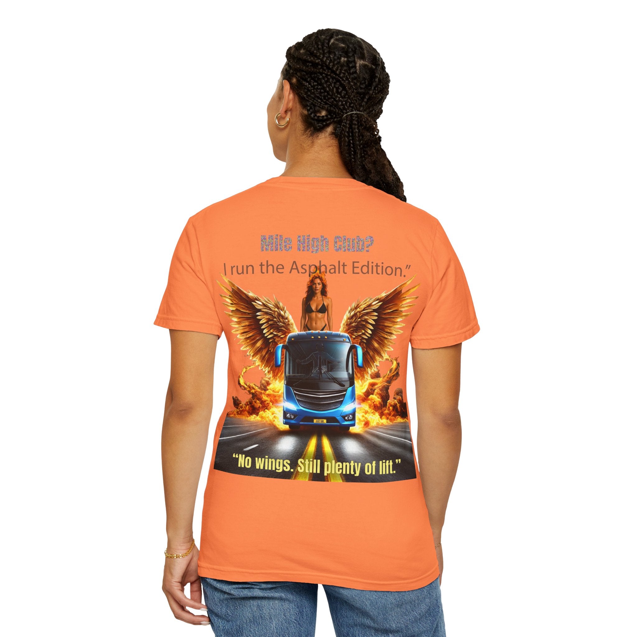 Bus Driver T-Shirt — "Land Pilot" & "If the wheels are down, I'm around" Graphic Tee