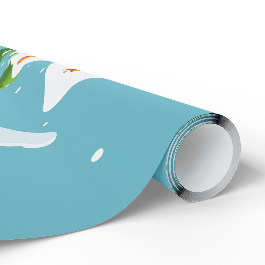 Snowy Gingerbread Village Wrapping Paper | Holiday Christmas Gift Wrap