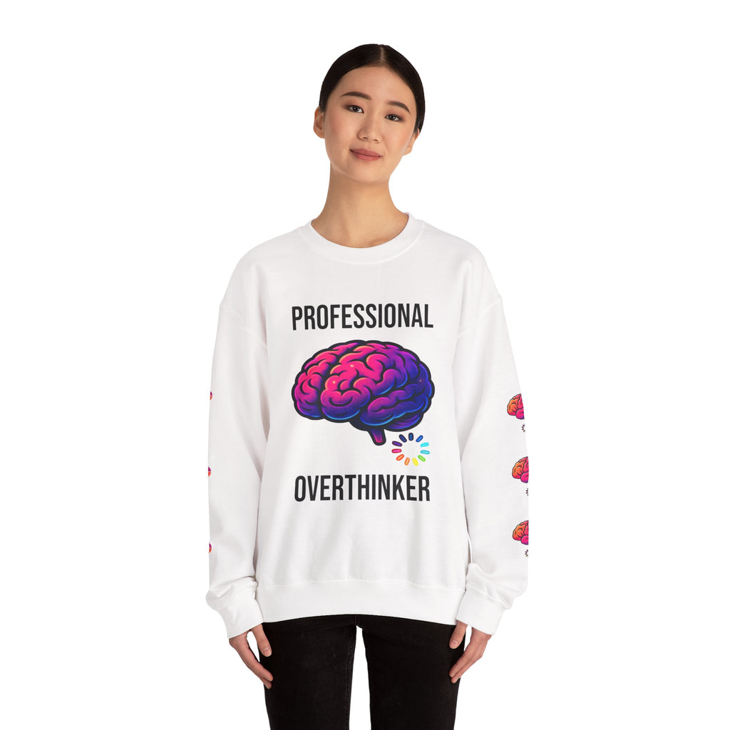 System Overloaded loading wheel, Sweatshirt | Professional brain graphic sweatshirt