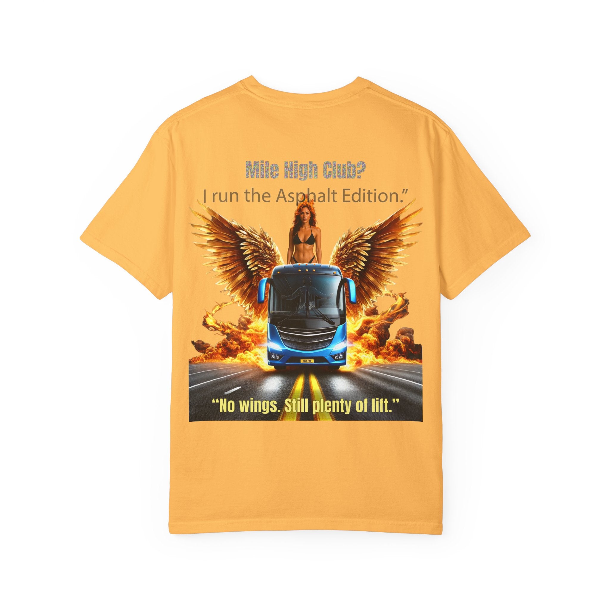 Bus Driver T-Shirt — "Land Pilot" & "If the wheels are down, I'm around" Graphic Tee