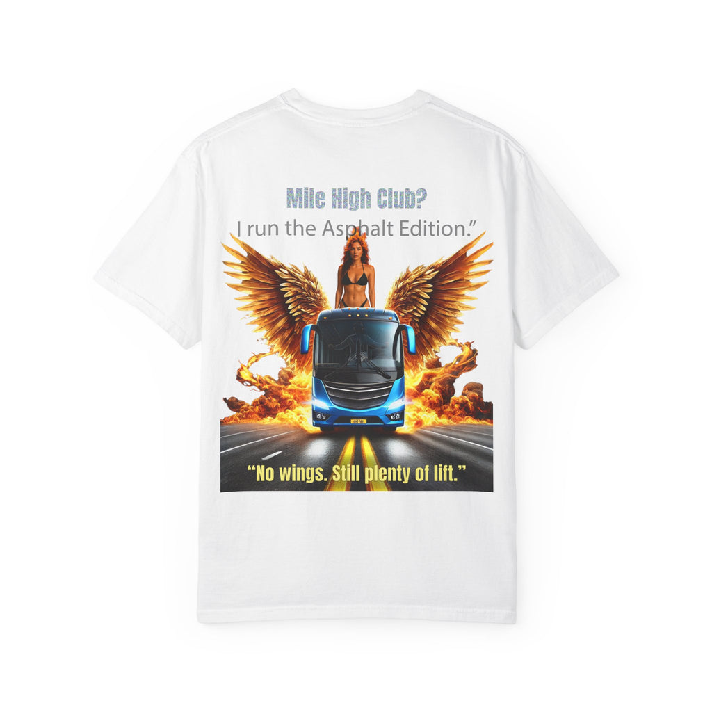 Bus Driver T-Shirt — "Land Pilot" & "If the wheels are down, I'm around" Graphic Tee