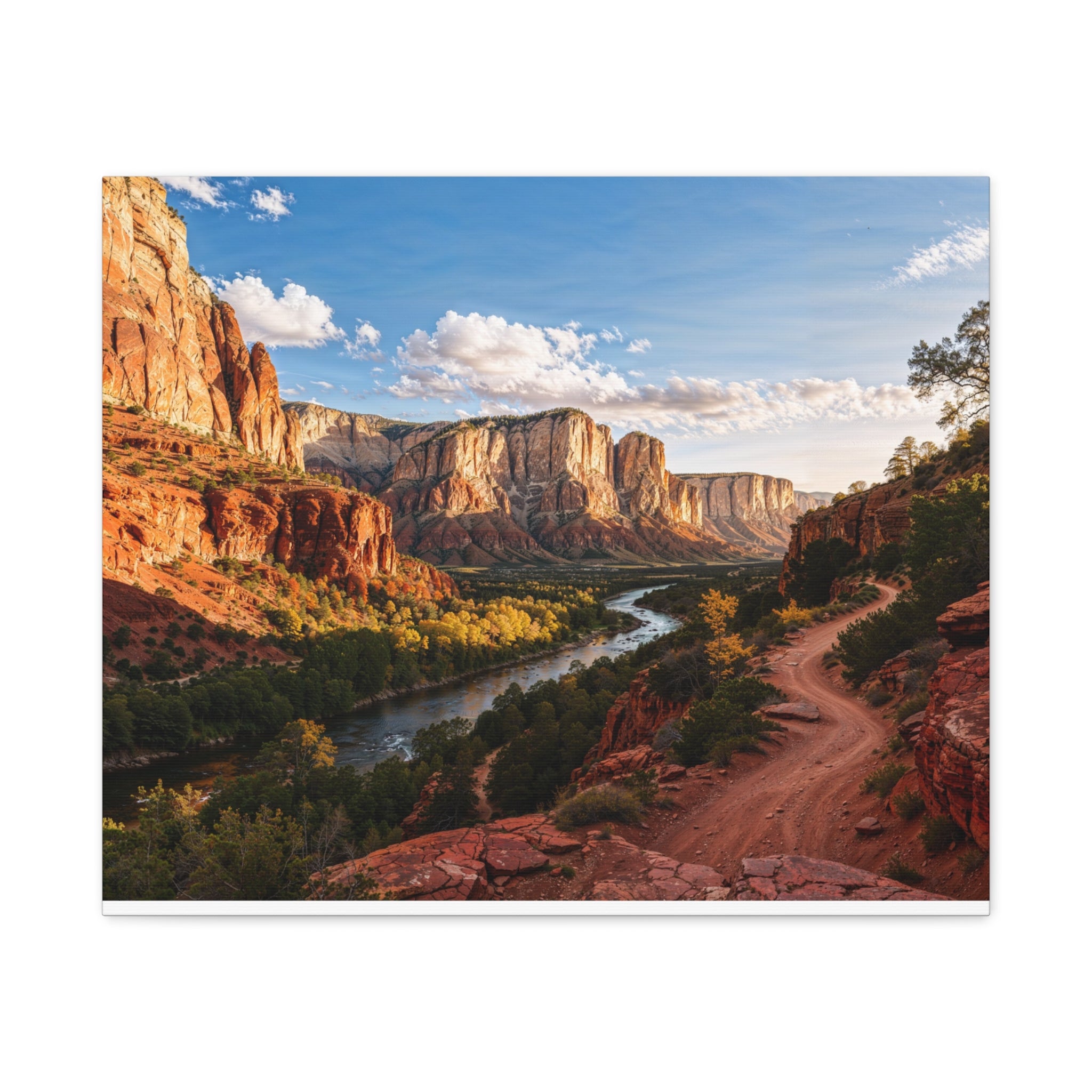 Red Rock Canyon Landscape Matte Canvas