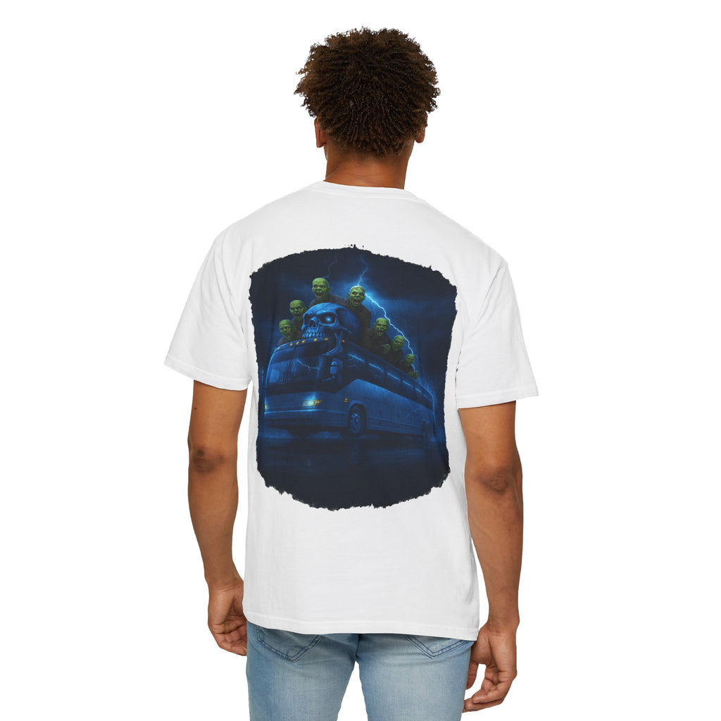 Ghost Train T-Shirt — Haunted Night Bus Graphic Tee