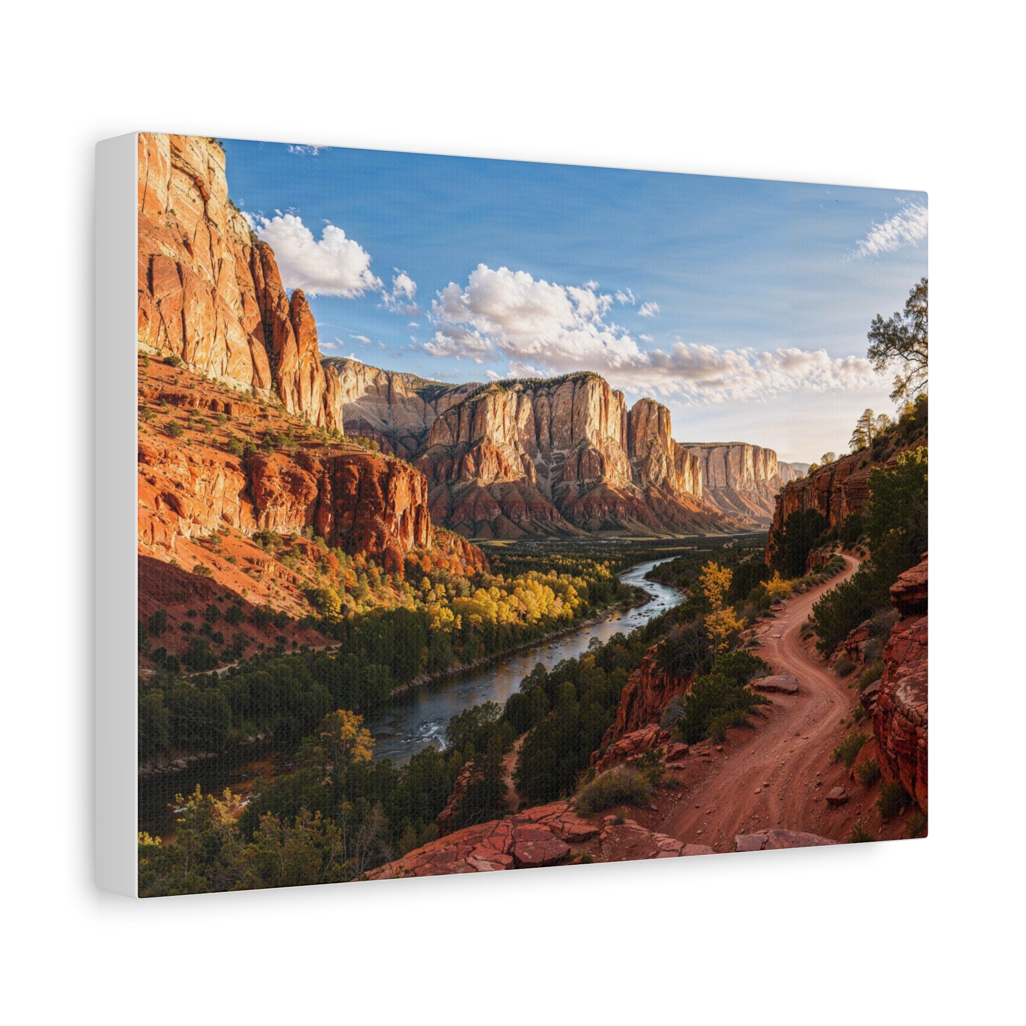 Red Rock Canyon Landscape Matte Canvas