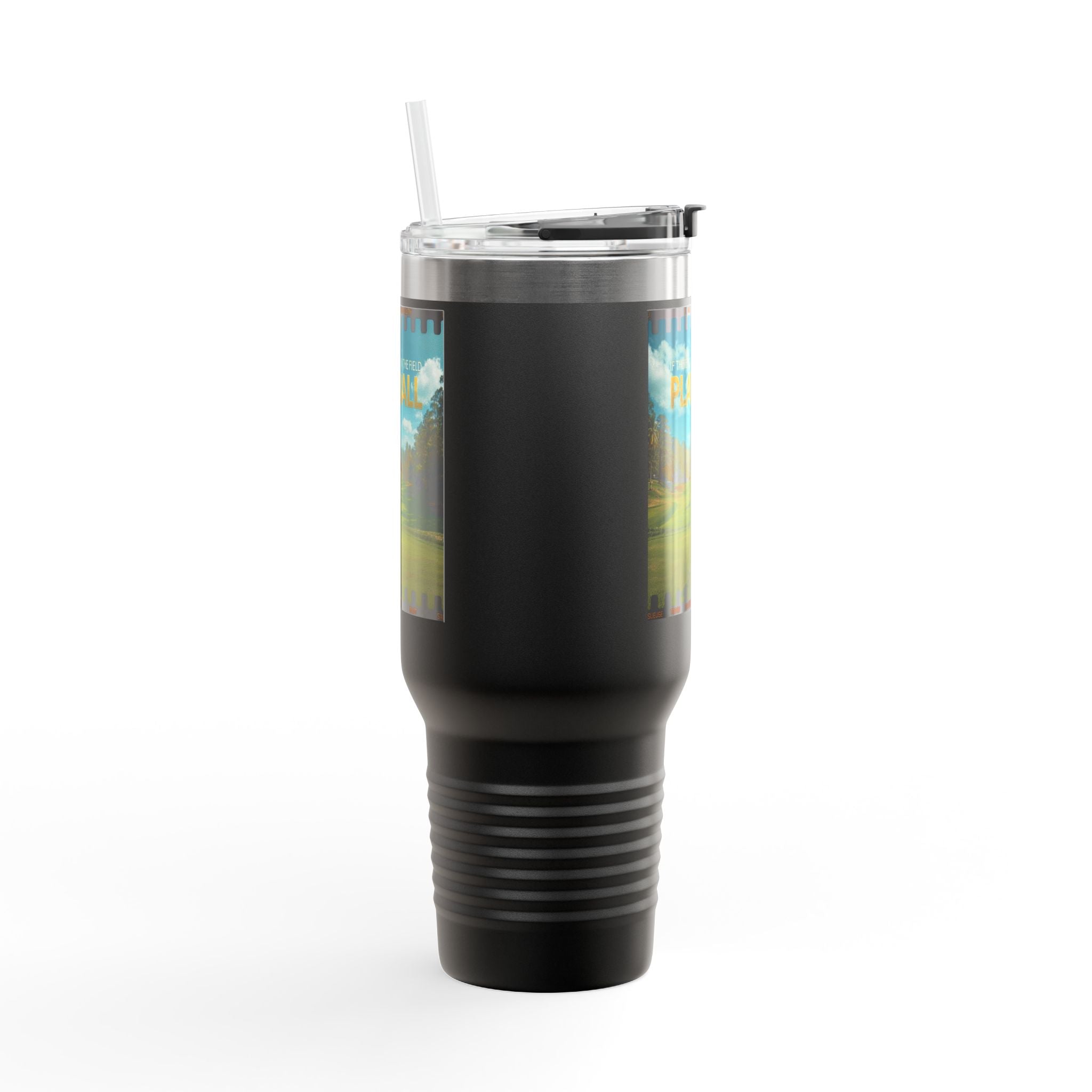 Play Ball Golf Scene Travel Mug | 40oz Insulated Tumbler