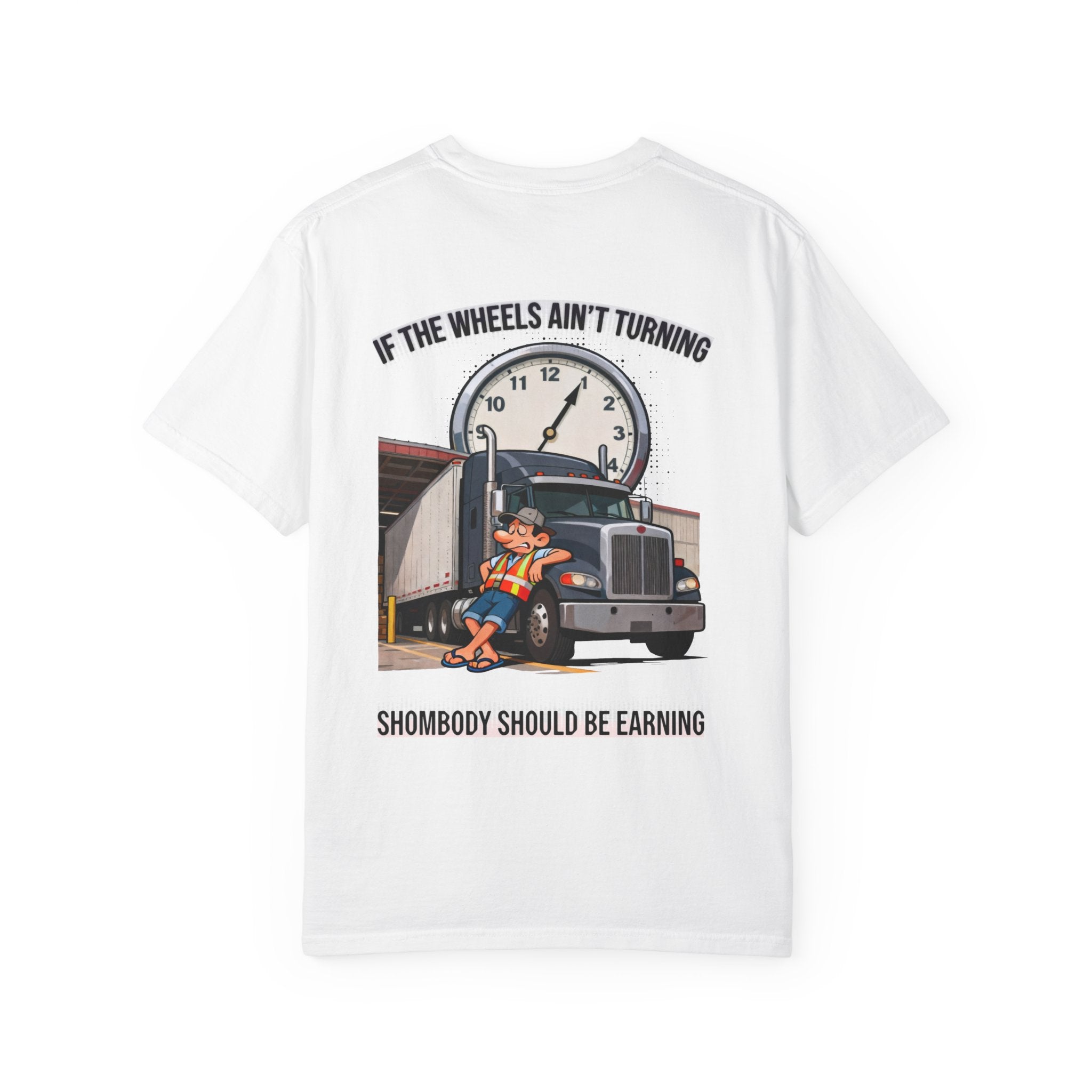 Paid to Haul Trucker Tee | Paid to Haul Unpaid to Wait T-Shirt