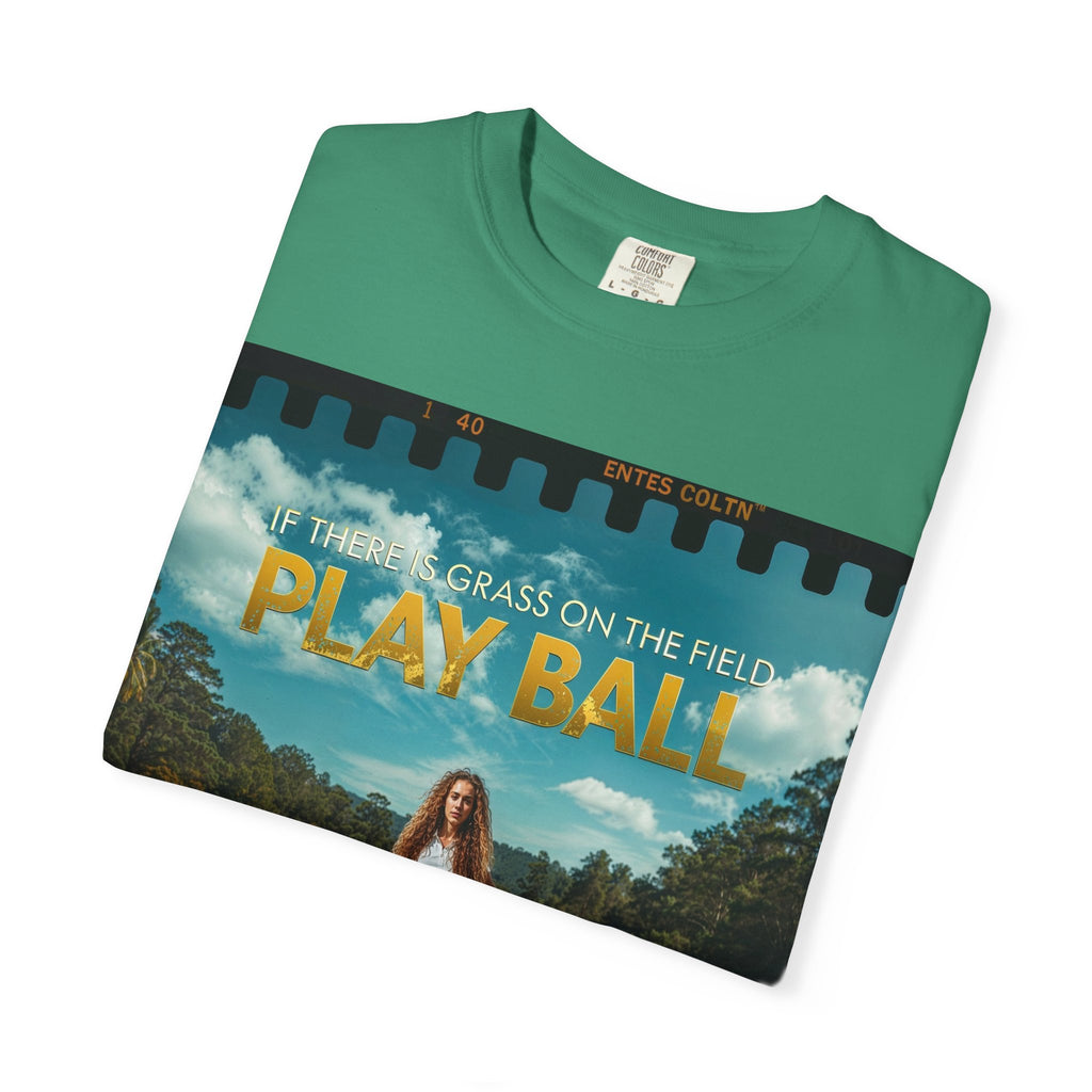 Play Ball golf scene T-shirt | retro golf course photo tee