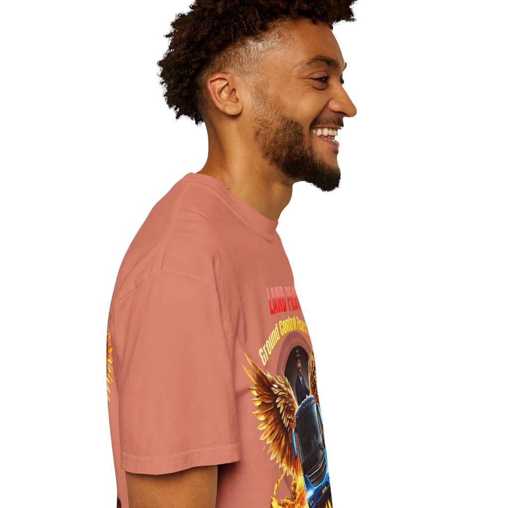 Bus Driver T-Shirt — "Land Pilot" & "If the wheels are down, I'm around" Graphic Tee