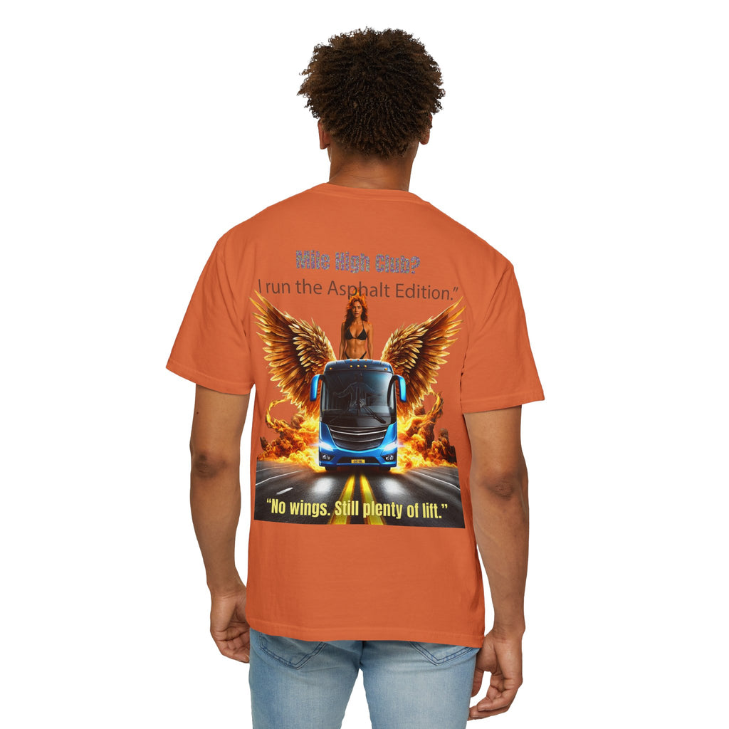 Bus Driver T-Shirt — "Land Pilot" & "If the wheels are down, I'm around" Graphic Tee