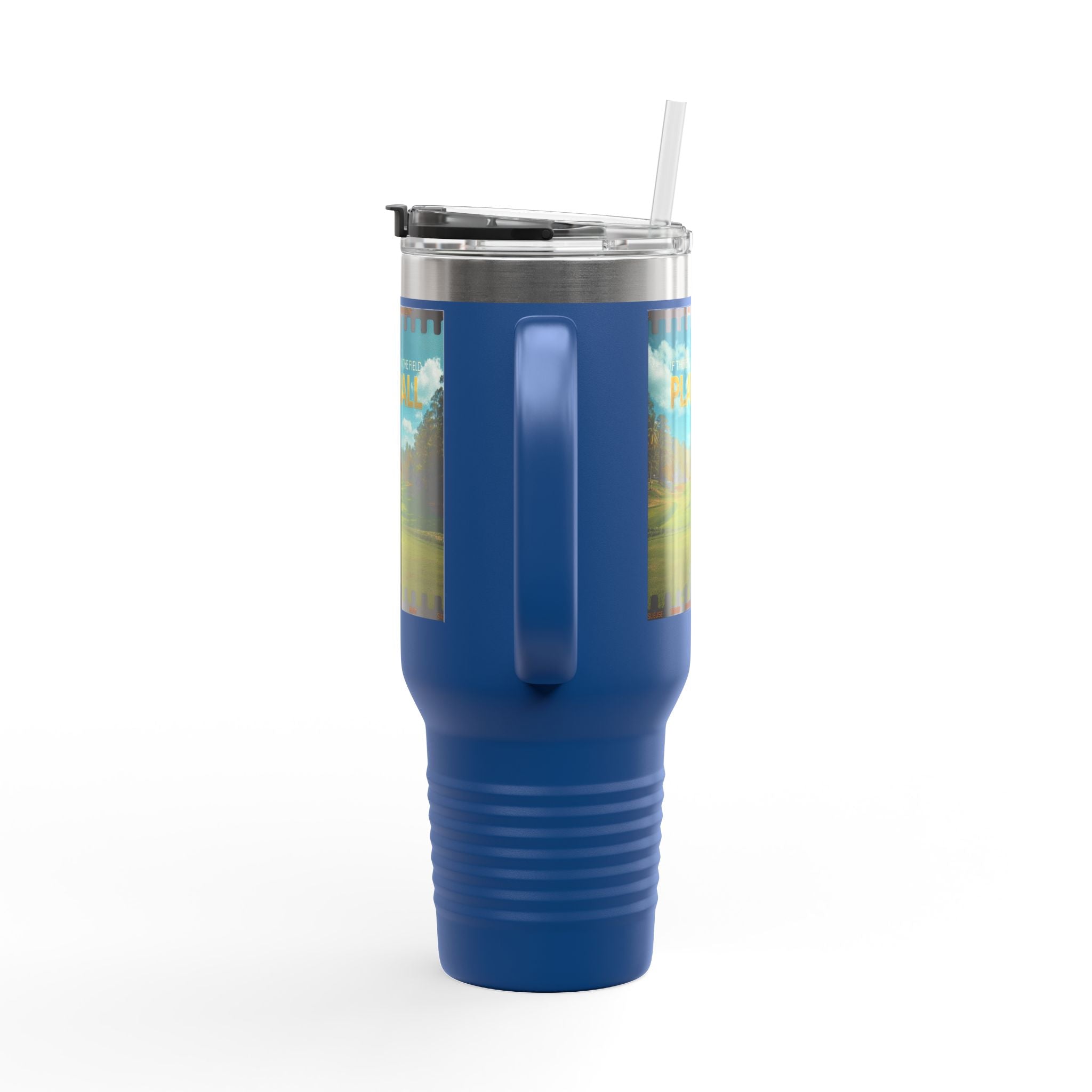 Play Ball Golf Scene Travel Mug | 40oz Insulated Tumbler