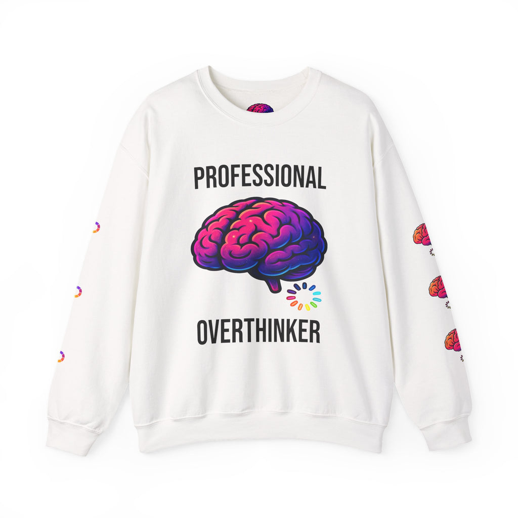 System Overloaded loading wheel, Sweatshirt | Professional brain graphic sweatshirt