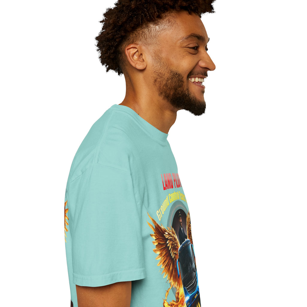 Bus Driver T-Shirt — "Land Pilot" & "If the wheels are down, I'm around" Graphic Tee