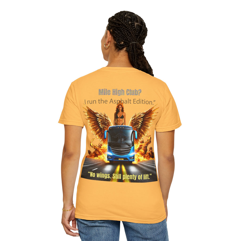Bus Driver T-Shirt — "Land Pilot" & "If the wheels are down, I'm around" Graphic Tee