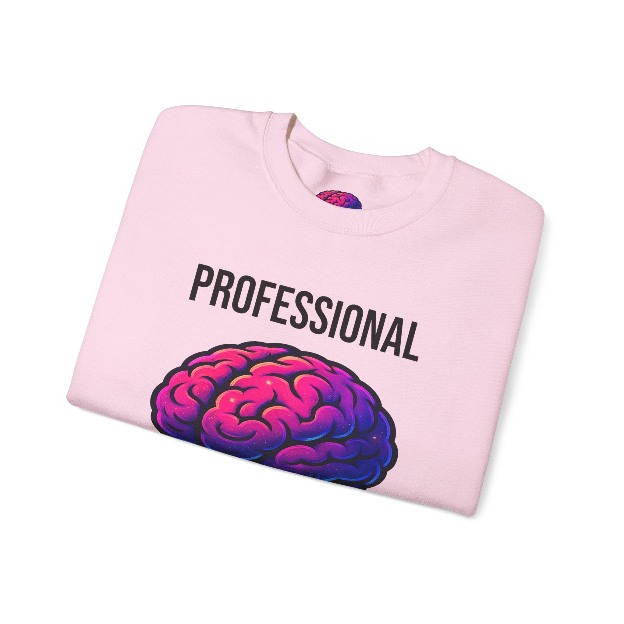 System Overloaded loading wheel, Sweatshirt | Professional brain graphic sweatshirt